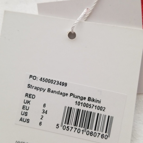 Missguided Strappy Bandage Bikini Size US 2 - Picture 10 of 10